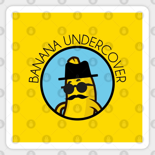 Funny Banana Undercover Spy Sticker by hudoshians and rixxi